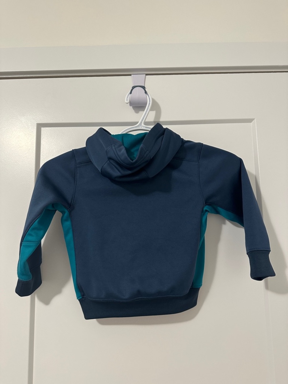 Nike Therma- Fit Blue Fleece Lined Hoodie Size 2T Toddler - Picture 6 of 10